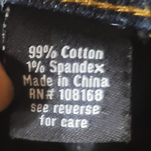 RSQ Seattle Skinny Taper Dark Wash Blue Jeans w/Contrast Stitching - Size 30x30 - Picture 8 of 12